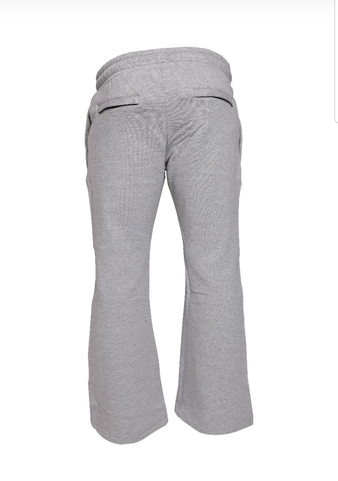 Flare Unisex Trousers with zipper pocket - Grey