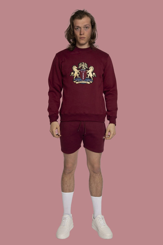 Crew neck SweatShirt - Burgundy