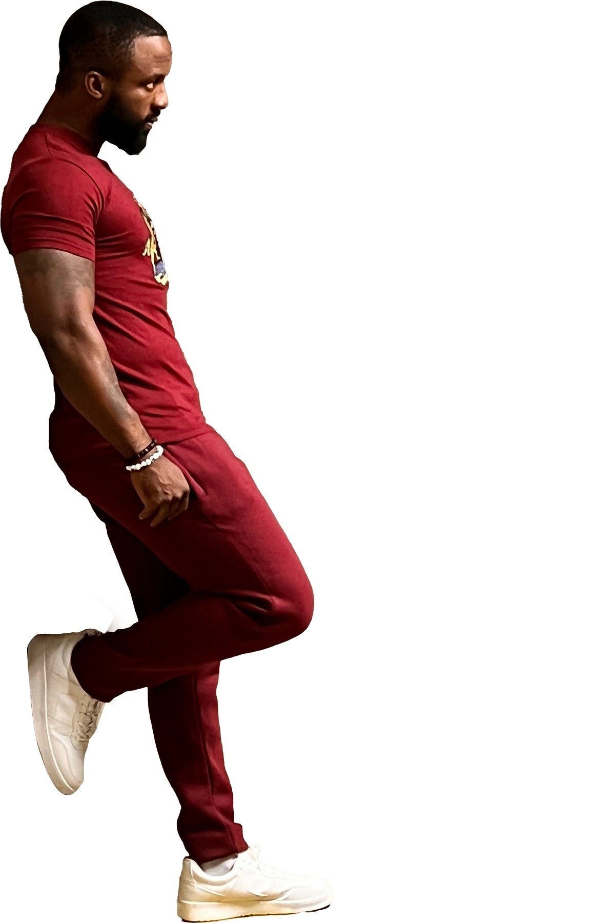 Icon T Shirt - Burgundy
