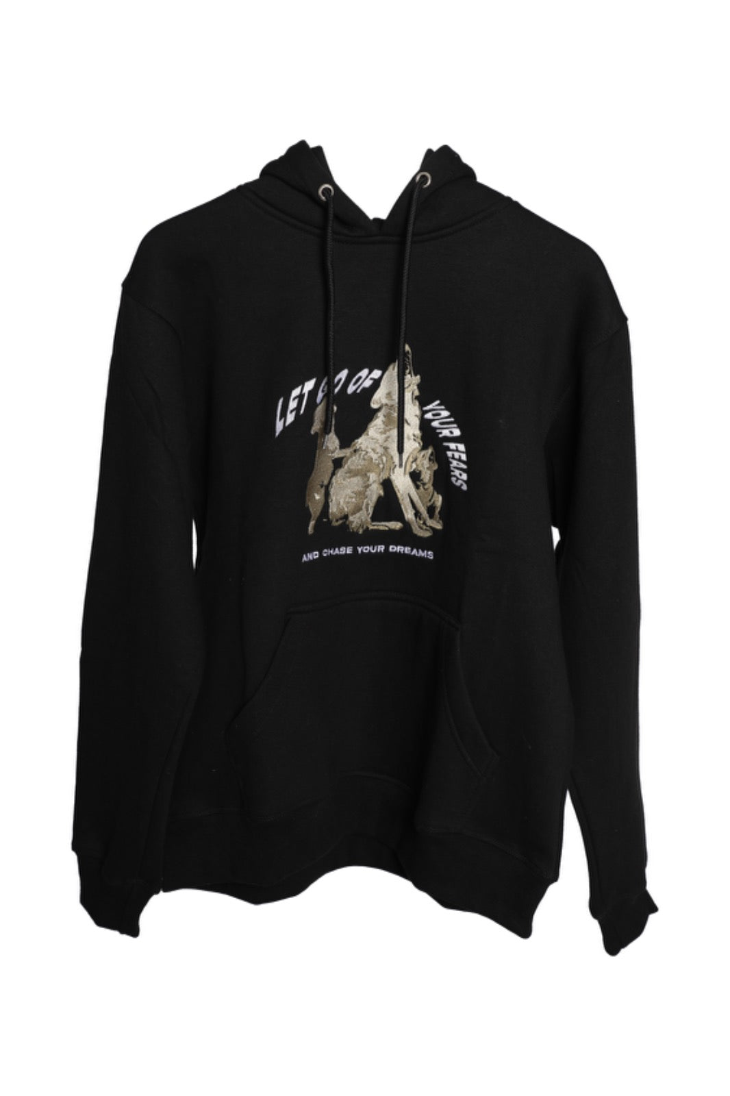 Wolf Hoodie SweatShirt - Black