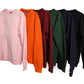 Essential crew neck Sweatshirt- Orange