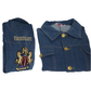 Oversized Denim Jacket with golden buttons
