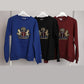 Crew neck SweatShirt - Burgundy