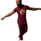 Icon T Shirt - Burgundy