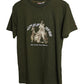 Wolf Design T Shirt - Green