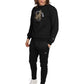 Wolf Slogan Sweatshirt - Black