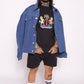 Oversized Wolf Embroidery Jacket