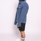 Oversized Wolf Embroidery Jacket