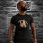 Wolf Design T Shirt - Black