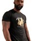 Wolf Design T Shirt - Black