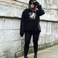 Wolf Hoodie SweatShirt - Black