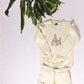 tapered fit zipper short -  pastel light yellow