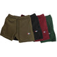 tapered fit zipper short - Green