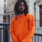Essential crew neck Sweatshirt- Orange