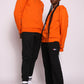 Essential crew neck Sweatshirt- Orange