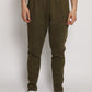 Tapered fit Track Trousers with zipper pocket - Green